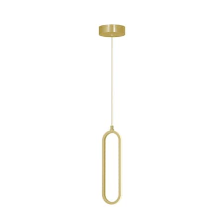 Afx Sienna 12-in. 1-Light LED Pendant - Gold SIEP12LAJD1GD